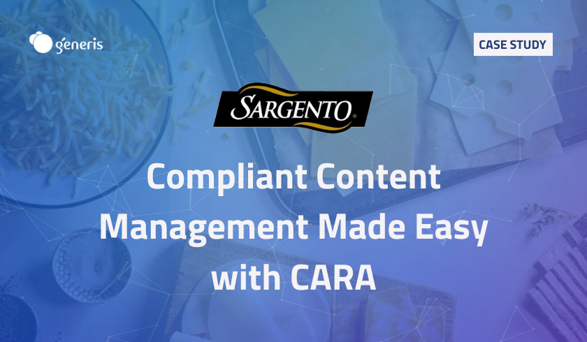 Featured case study: Compliant content management made easy with Sargento