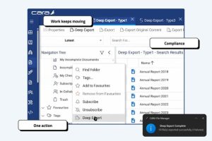 CARA 5.15 Feature Release – Deep Export